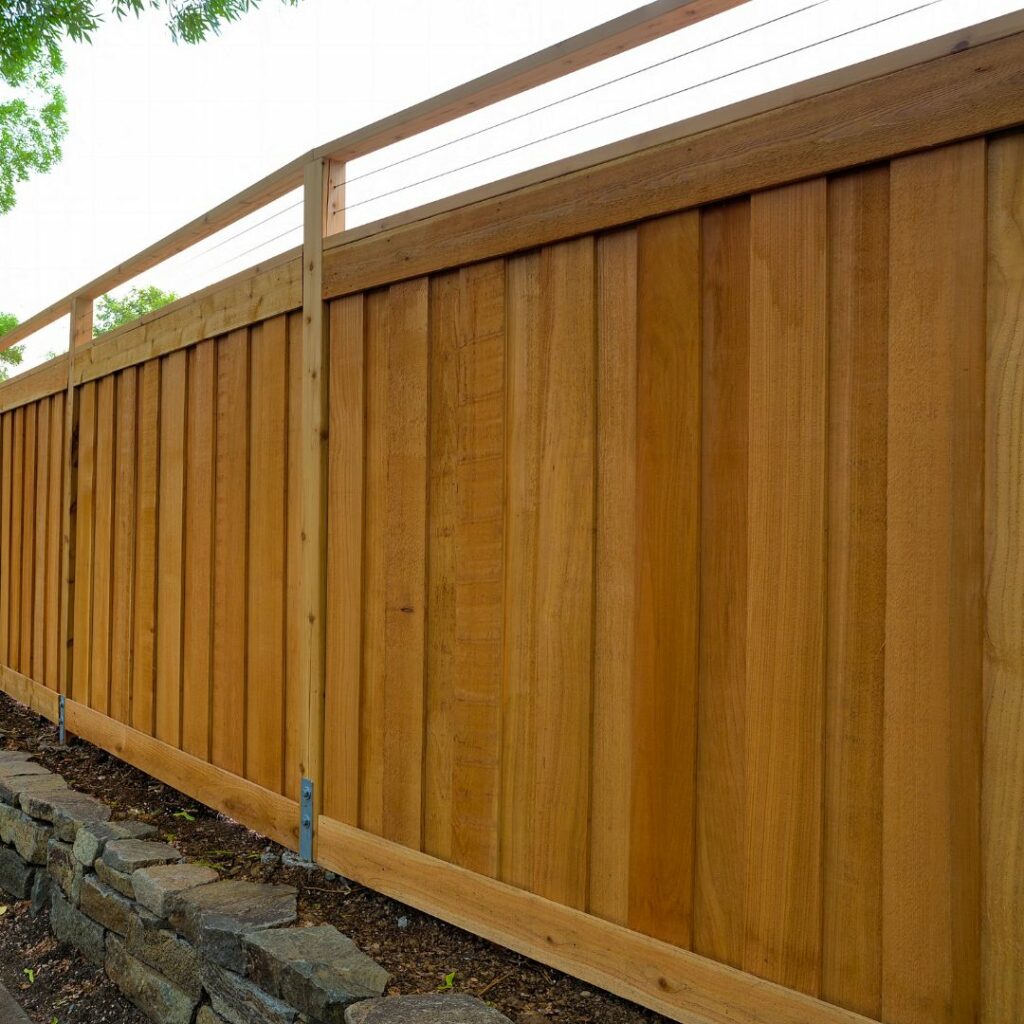 New look wood fence