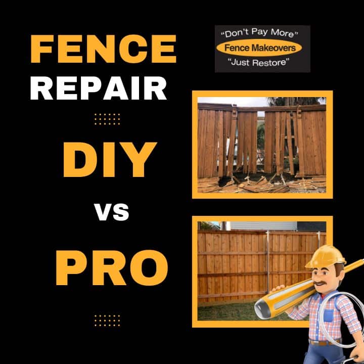 DIY vs Professional Fence repair