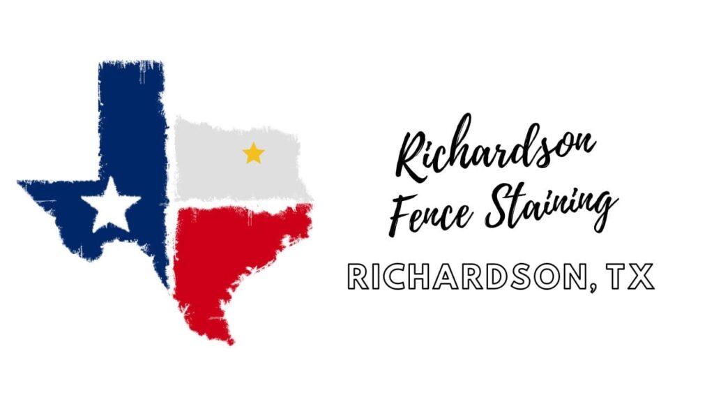 Richardson Fence Staining, Richardson TX