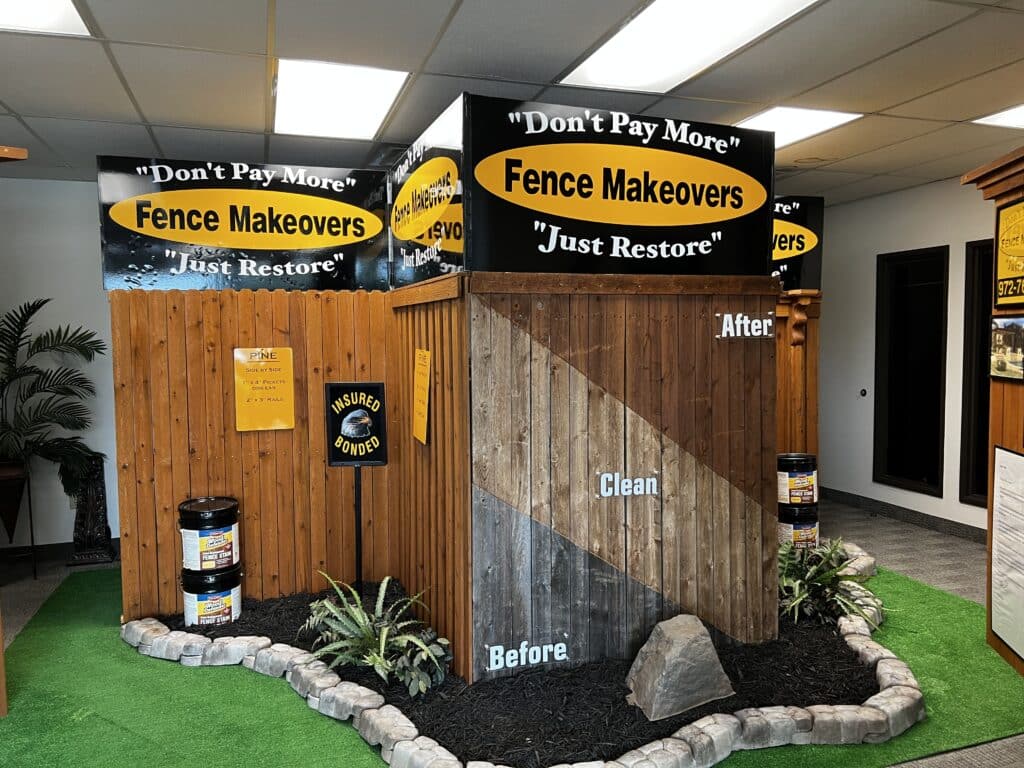 Fence Makeovers Showroom Display