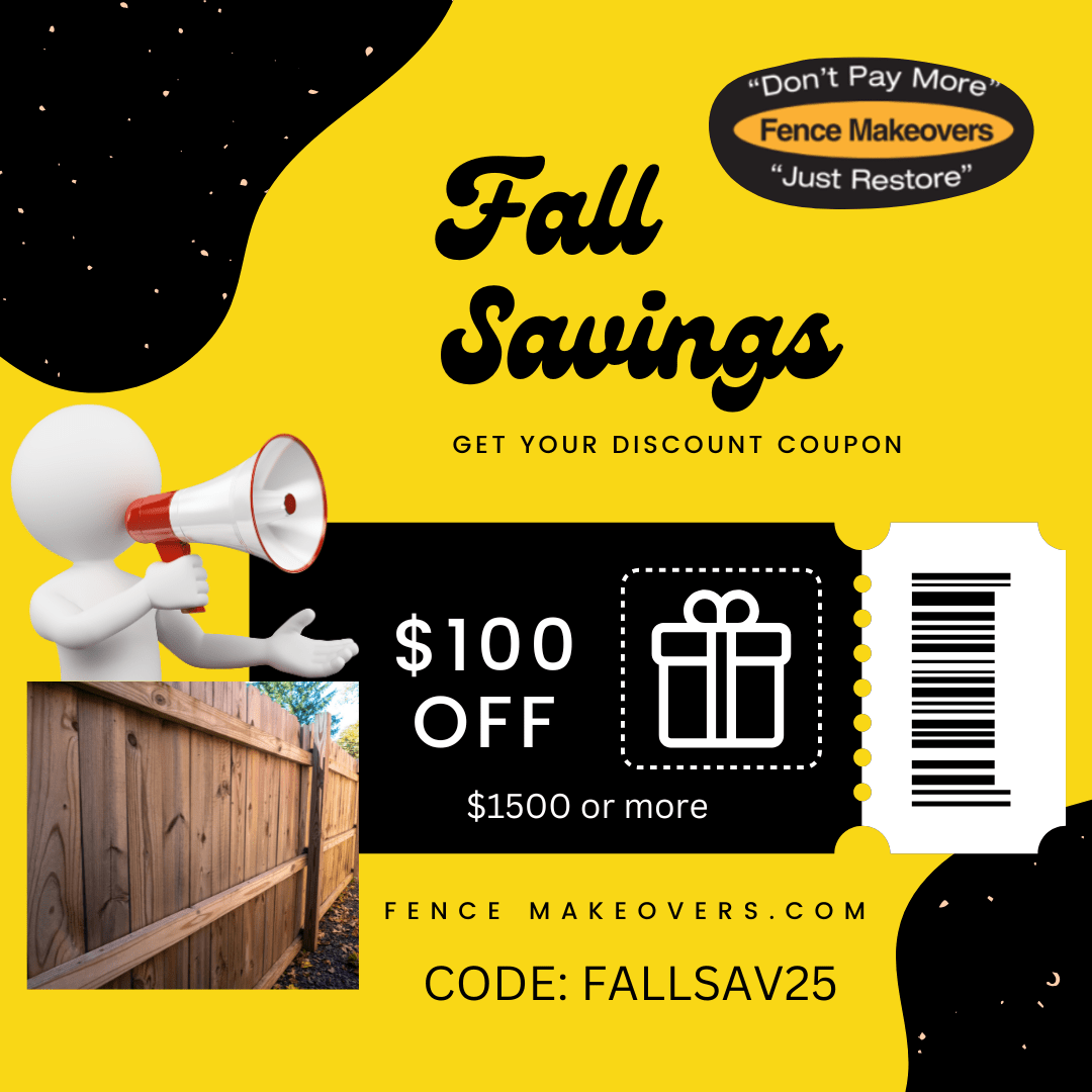Fence Makeovers Fall Savings 24