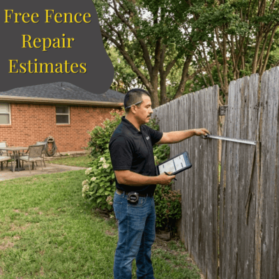 Free Fence Repair in Richardson TX 