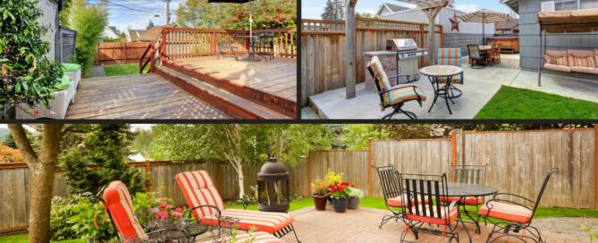 Complete backyard for fall