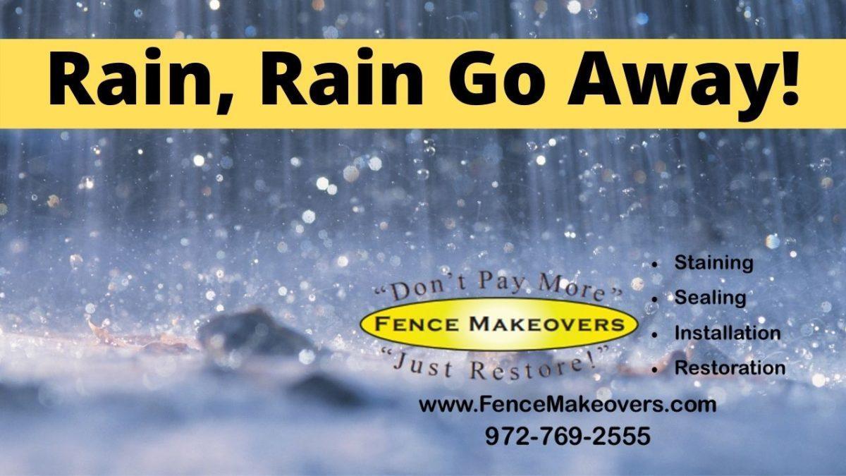 Fence Repair in the Rain • Fence Makeovers 2024