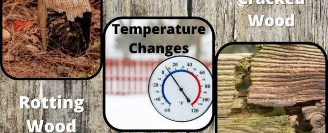 Cold weather affects wood fences