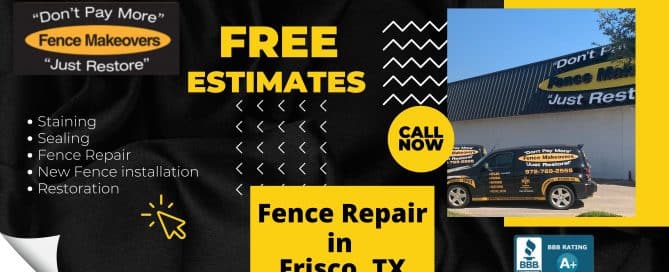 Fence Repair in Frisco TX