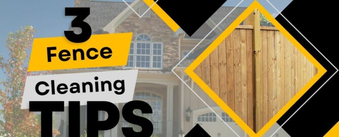 Wooden fence for staining - 3 tips