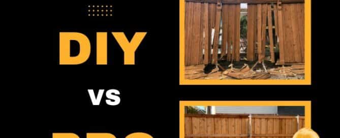 DIY vs Professional Fence repair