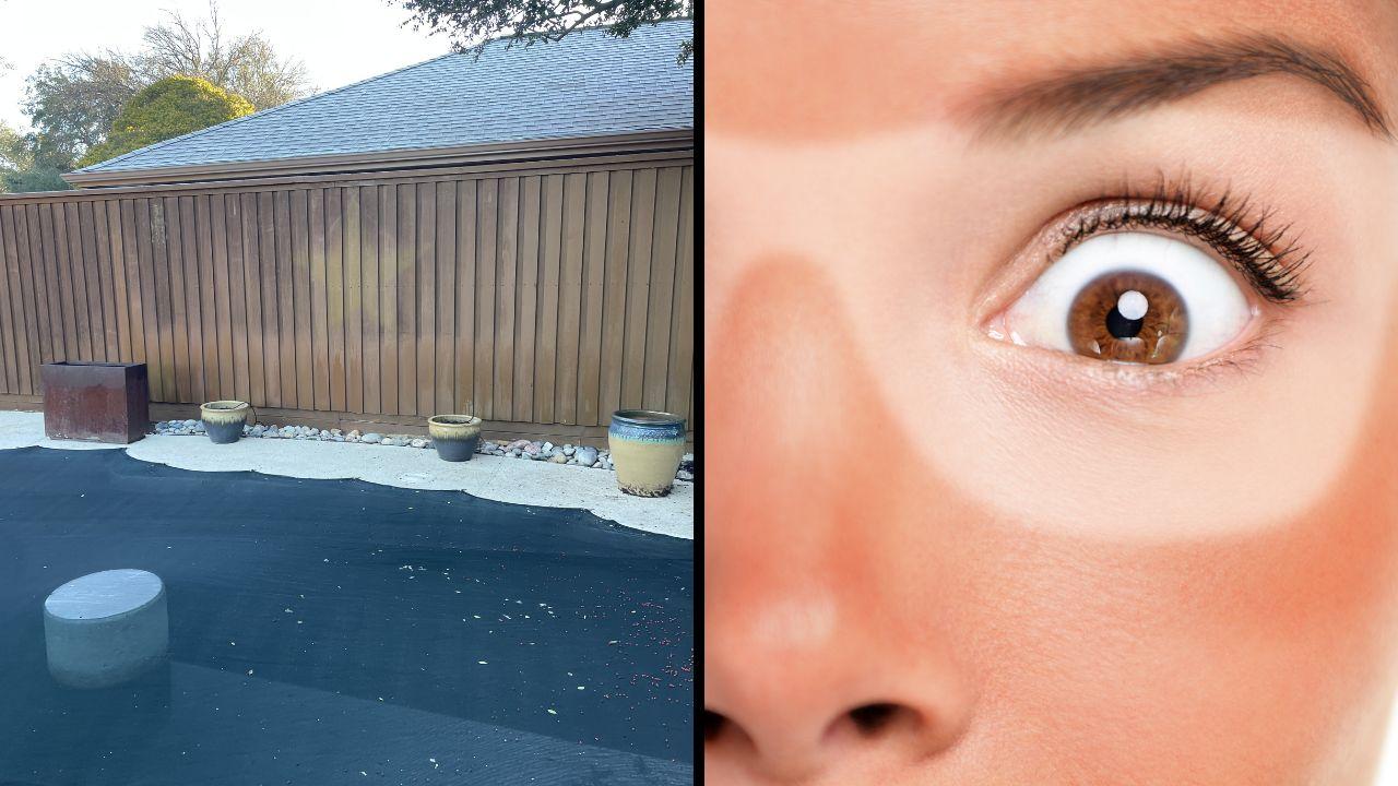 Sun damage on your fence comparison