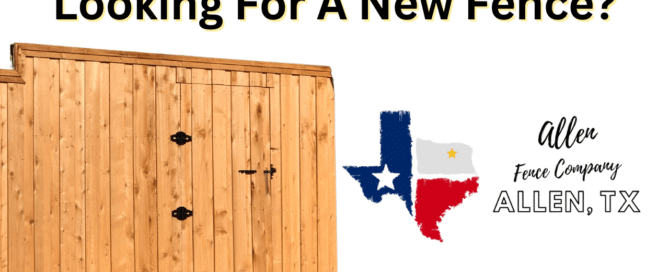 Looking For A New Fence Fence installation in Allen
