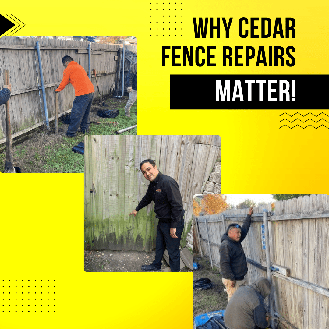 Why Cedar Fence Repairs Matter 1