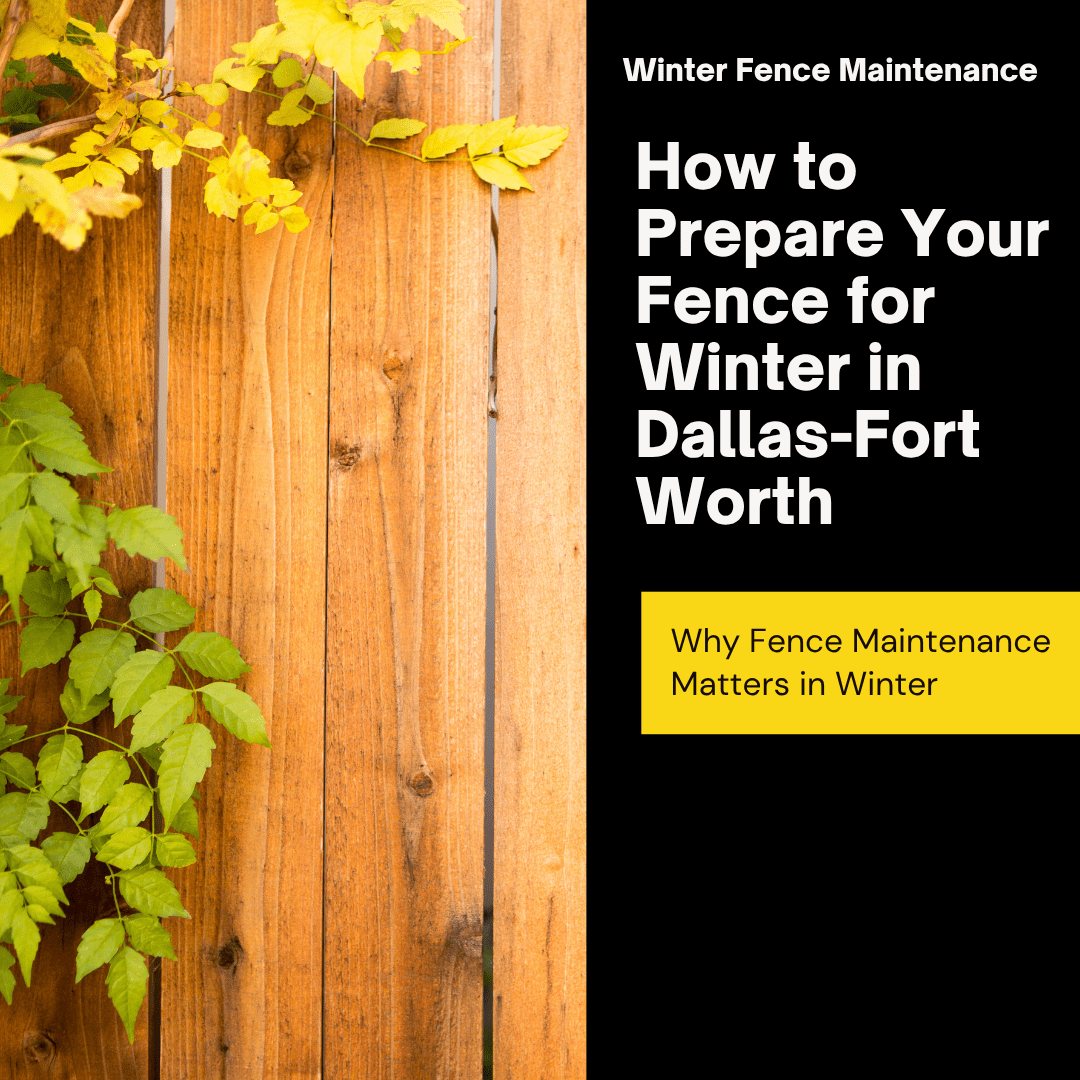 Winter Fence Maintenance 1