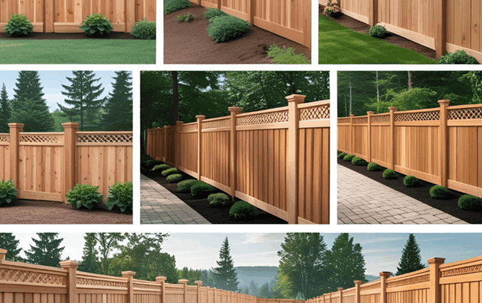 Cedar Fence Maintenance