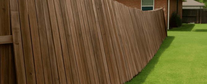 Leaning Fence Repair